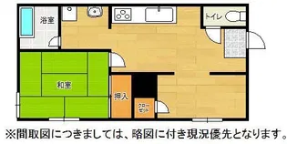 コーポ赤星【2階】の間取り