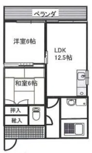 シャトーライフ相模原I【4階】の間取り