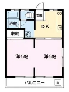パルセ市川【1階】の間取り