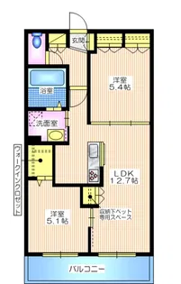 Wela 由比ガ浜【2階】の間取り