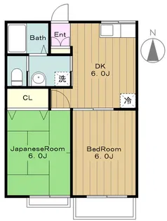 メゾンドール【2階】の間取り