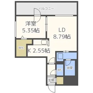 VILLETTA山の手【4階】の間取り