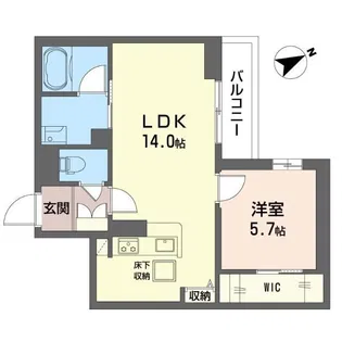 フロレスタ ベルデ【2階】の間取り