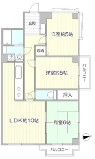 アヴニールI【3階】の間取り