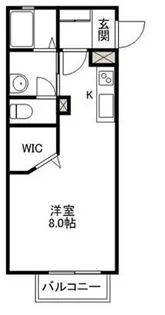ボン モンターニュ B【1階】の間取り
