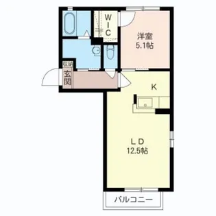 チュイルA【2階】の間取り