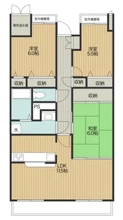 レジデンス後楽園【5階】の間取り