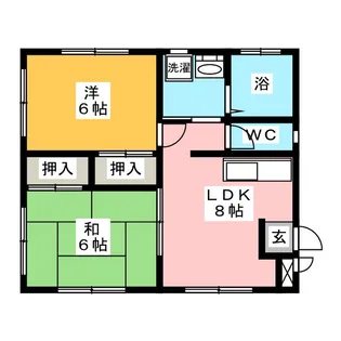 ミズシンハイツ【2階】の間取り