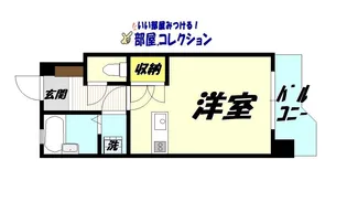 サンラビール小倉【6階】の間取り