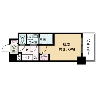 エスリード新福島【5階】の間取り