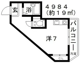 ライゼックス春日丘【2階】の間取り