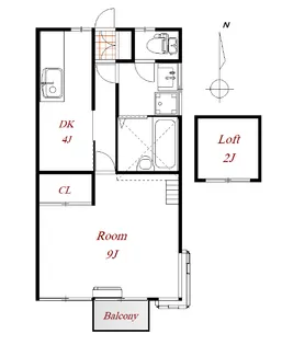 グランレーヴ【2階】の間取り
