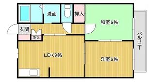 オーキッドハイツII【2階】の間取り