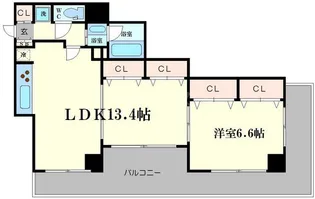 樹樹ガーデン【5階】の間取り