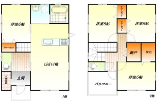 千葉県鴨川市広場【一戸建】の間取り