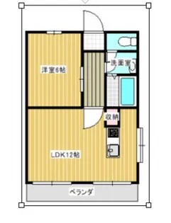 コンフレール一宮【1階】の間取り