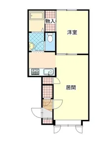ブルーリバー【2階】の間取り