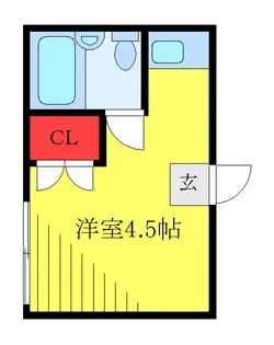 東京都北区十条仲原1【アパート】の間取り