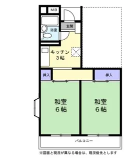 メゾン春日【1階】の間取り