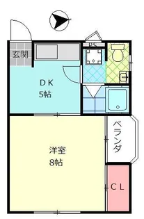 メゾン舞鶴【4階】の間取り