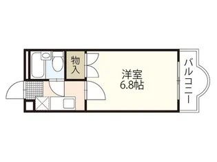 カナンハイツA棟【4階】の間取り