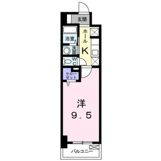 カーサ ヴィオラ【6階】の間取り