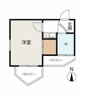 ニチエーイン国分寺【4階】の間取り