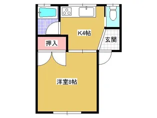 グリーンパークC【2階】の間取り