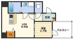 ONLYONE梅田北【5階】の間取り