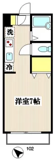 ジャルダン西調布【1階】の間取り