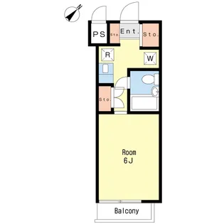 シャルム富浜【4階】の間取り