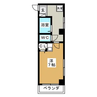 グランシエル【4階】の間取り