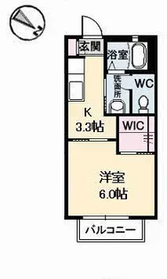 広島県福山市高西町南【アパート】の間取り
