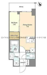 グランカーサ横濱石川町【4階】の間取り