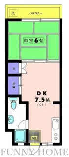 有弘マンション【1階】の間取り