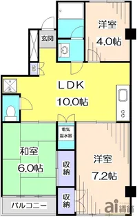 東京都練馬区貫井3【マンション】の間取り