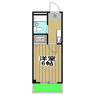 1Kの間取り画像