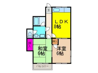 吉田マンション【4階】の間取り