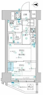 スパシエ蒲田グランドタワー【4階】の間取り