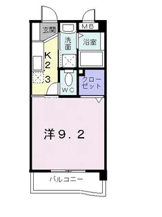 福岡県北九州市八幡西区則松1【マンション】の間取り