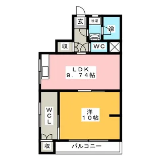 松村マンション【3階】の間取り
