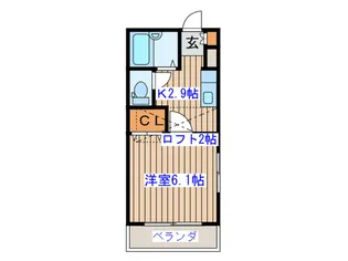 メゾン ド マロン【1階】の間取り
