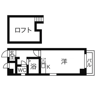 グレードハイツ長町【4階】の間取り