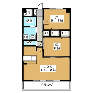 プレシオ【4階】の間取り