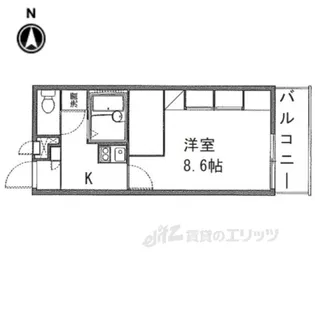 レオパレスIB【3階】の間取り