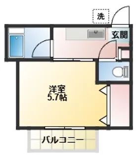 千葉県千葉市花見川区幕張町4【アパート】の間取り