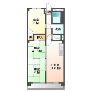 富佳ビル【5階】の間取り