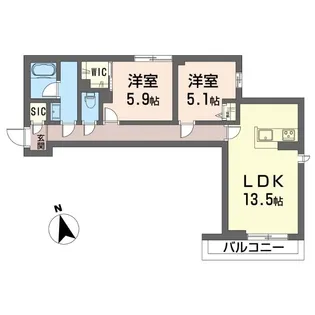 ルチェ【2階】の間取り