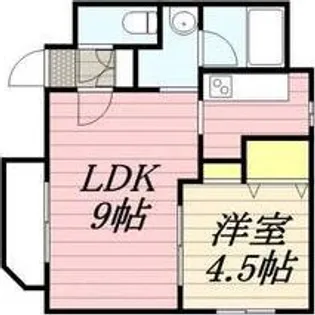 北海道札幌市白石区南郷通14丁目南【マンション】の間取り