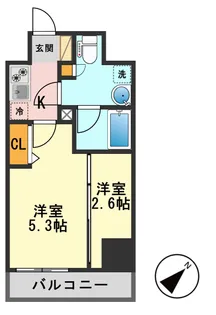 東京都葛飾区東新小岩1【マンション】の間取り